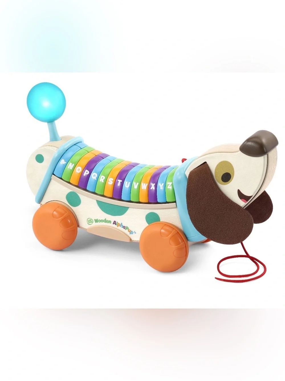 LeapFrog® Wooden AlphaPup™ Pull-Along Alphabet Dog New In Box